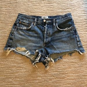 Agolde Parker Vintage Loose Fit Shorts Sz 27